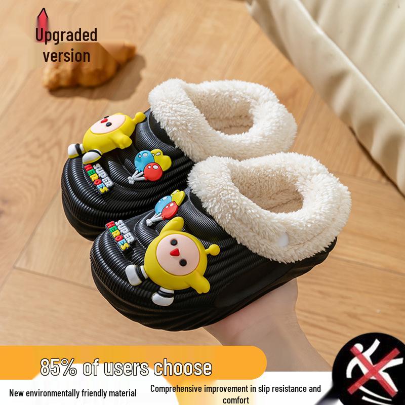 EVA Winter Cotton Slippers for Kids – Warm, Cute Cartoon Design, Non-slip, Removable Sole, Parent-Child Matching. 16-16.5 cm чорний
EVA Winter Cotton Slippers for Kids – Warm, Cute Cartoon Design, Non-slip, Removable Sole, Parent-Child Matching. 16-16.5 cm чорний