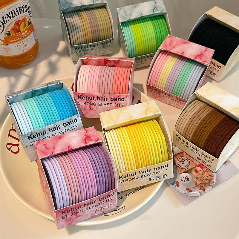 1pc Dopamine candy colored high elasticity rubber band headband tied with meatballs, hair loop headband, durable headband
1pc Dopamine candy colored high elasticity rubber band headband tied with meatballs, hair loop headband, durable headband