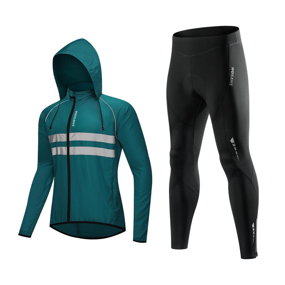 Комплекты для велоспорта WOSAWE Мужская ветрозащитная куртка с гелевой подкладкой из флиса Длинные брюки Одежда XL синий
Комплекты для велоспорта WOSAWE Мужская ветрозащитная куртка с гелевой подкладкой из флиса Длинные брюки Одежда XL синий