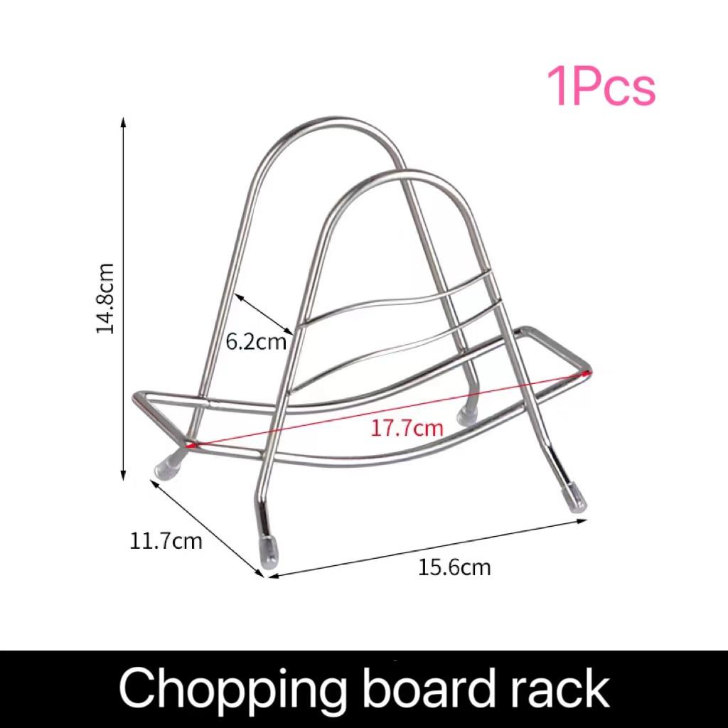 1pc Kitchen Chopping Board with Drain Rack Multifunctional Pot Lid Utensil Storage Holder Home Organizer
1pc Kitchen Chopping Board with Drain Rack Multifunctional Pot Lid Utensil Storage Holder Home Organizer