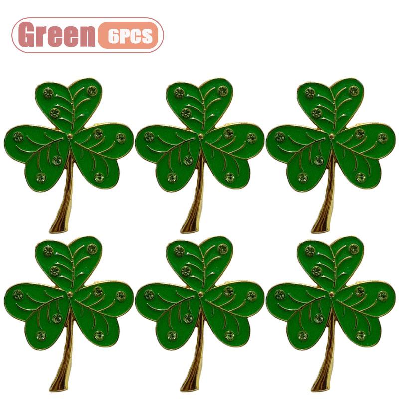 6-48PCS Multi Purpose Clover Shape Napkin Rings with Heart Rhinestone for Wedding Hotel Table Decor Party Supplies
6-48PCS Multi Purpose Clover Shape Napkin Rings with Heart Rhinestone for Wedding Hotel Table Decor Party Supplies