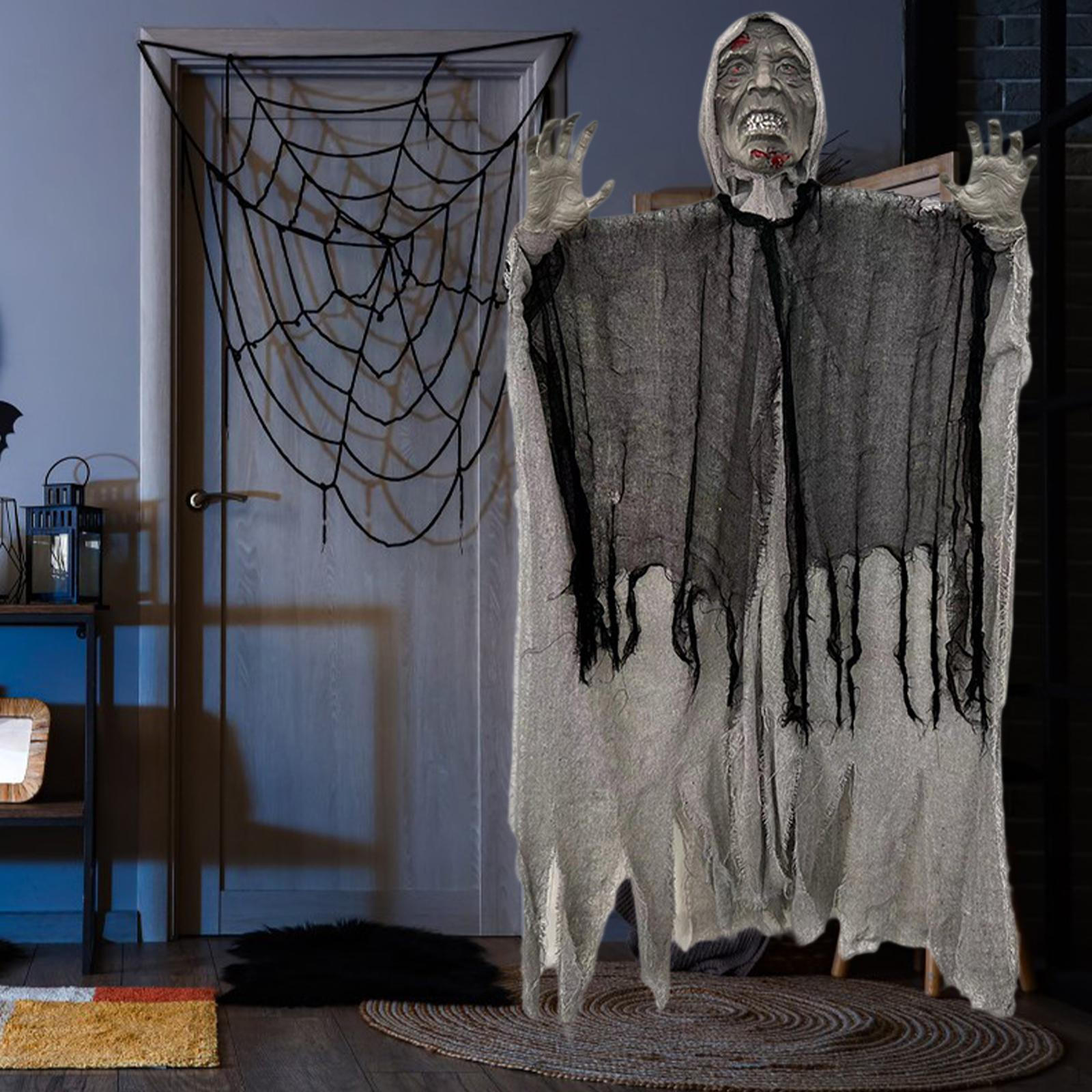 Electric Halloween Horror Hanging Ghost Creepy Props Realistic 47 Inch Tall Lightweight for Outdoor
Electric Halloween Horror Hanging Ghost Creepy Props Realistic 47 Inch Tall Lightweight for Outdoor