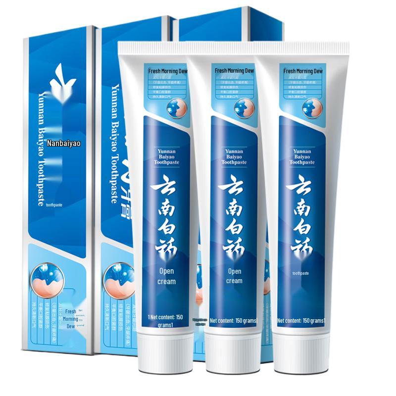 Yunnan Baiyao Probiotic Fresh Morning Dew Toothpaste (150g x 3)
Yunnan Baiyao Probiotic Fresh Morning Dew Toothpaste (150g x 3)