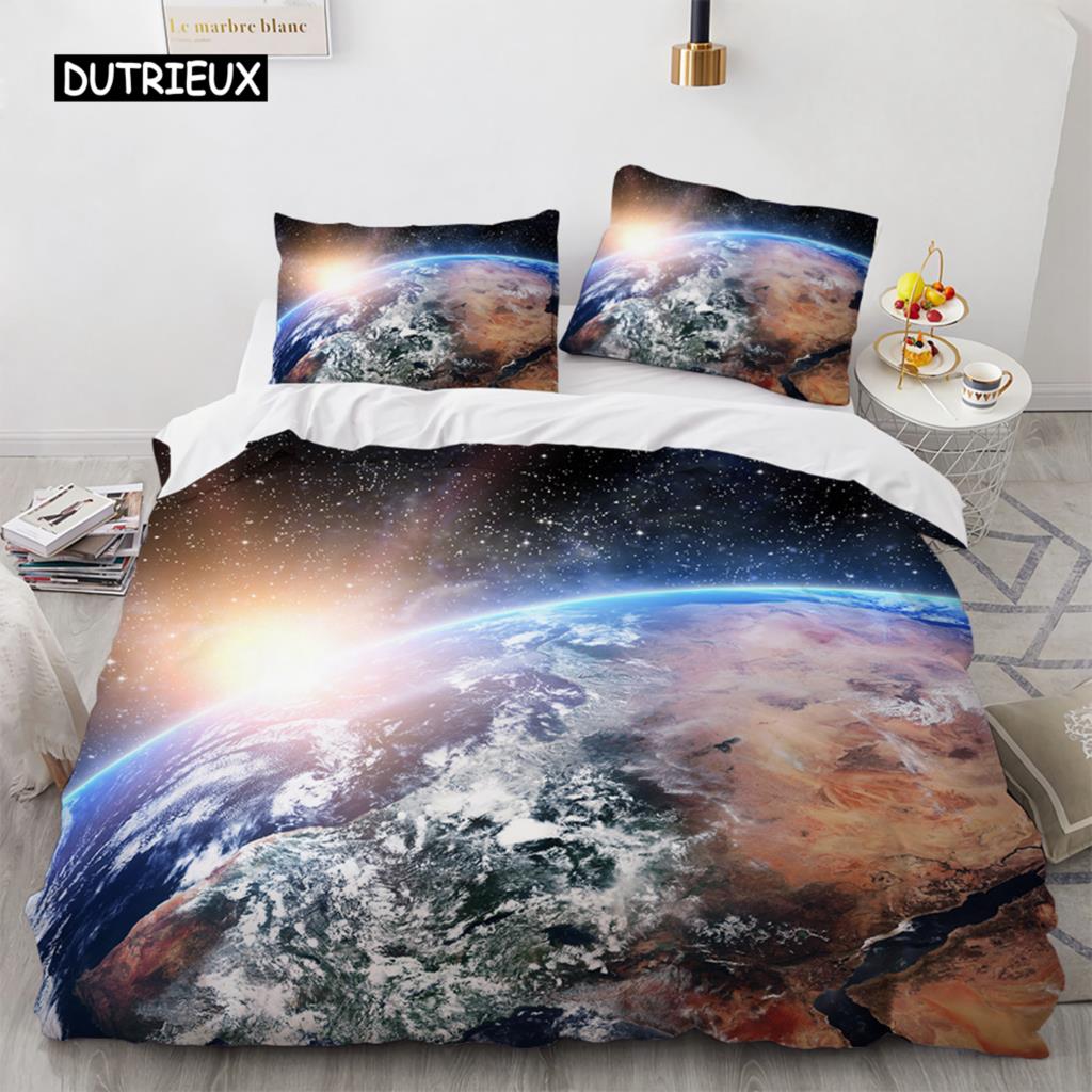 Комплект постельного белья Starry Sky с изображением космоса, Земли и Галактики, двуспальный комплект постельного белья Queen King Size, 2/3 шт., полиэстеровое одеяло для детей EU single(135x200cm)
Комплект постельного белья Starry Sky с изображением космоса, Земли и Галактики, двуспальный комплект постельного белья Queen King Size, 2/3 шт., полиэстеровое одеяло для детей EU single(135x200cm)