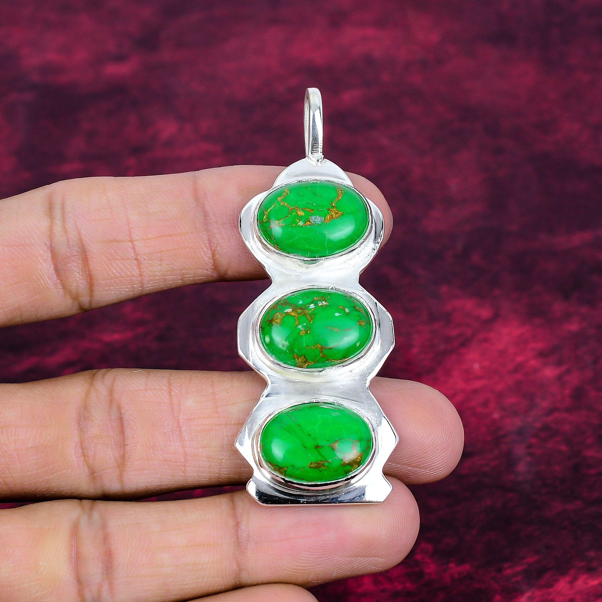 Кулон из зеленой меди и бирюзы, кулон из стерлингового серебра 925 пробы с драгоценными камнями, подвеска ручной работы, изумительное ювелирное украшение, подарок для нее 2.15 Inches
Кулон из зеленой меди и бирюзы, кулон из стерлингового серебра 925 пробы с драгоценными камнями, подвеска ручной работы, изумительное ювелирное украшение, подарок для нее 2.15 Inches