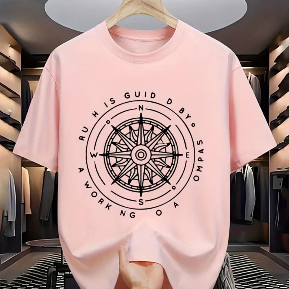 Men s Summer Compass Letter Printed Round Neck T-shirt 6XL
Men s Summer Compass Letter Printed Round Neck T-shirt 6XL