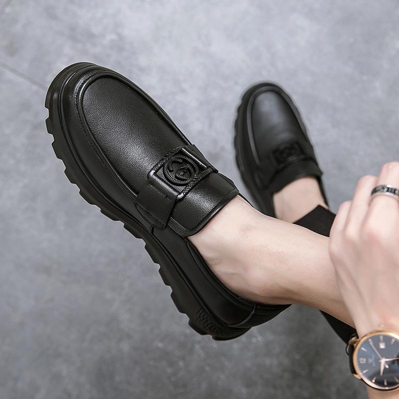 Мужские кожаные туфли на одной педали, тренд, увеличение внутренней высоты, повседневные кожаные туфли, британская молодежь, мягкая подошва, туфли-бини, ленивые туфли, мужские 44 чёрный
Мужские кожаные туфли на одной педали, тренд, увеличение внутренней высоты, повседневные кожаные туфли, британская молодежь, мягкая подошва, туфли-бини, ленивые туфли, мужские 44 чёрный