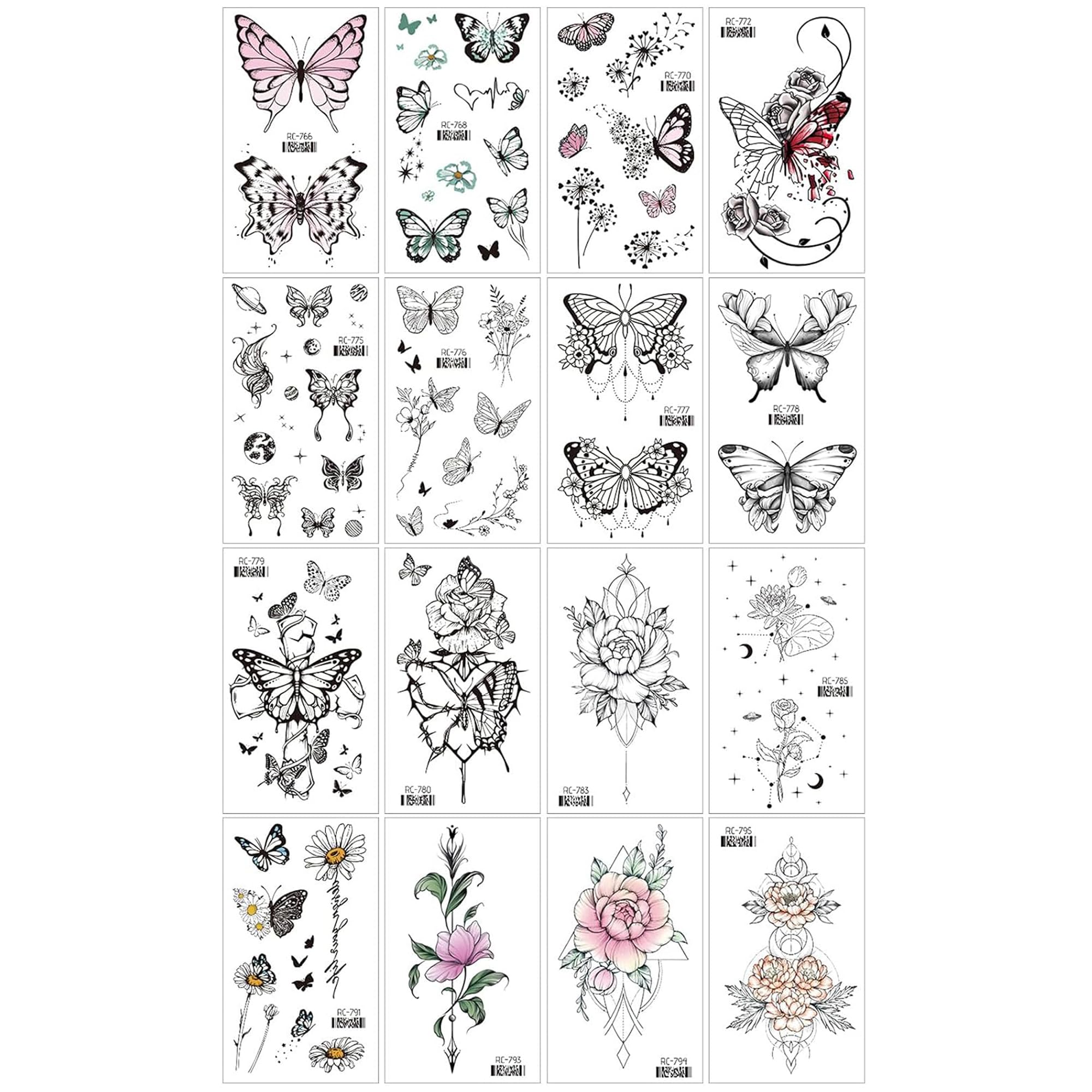 DEVENTORZ Tattoo Tattoo Set of Rose Body Tattoo Easy to Apply on Tattoo Stickers Stickers, Stickers, 16, Butterfly, Flower, Stickers, Waterproof,
DEVENTORZ Tattoo Tattoo Set of Rose Body Tattoo Easy to Apply on Tattoo Stickers Stickers, Stickers, 16, Butterfly, Flower, Stickers, Waterproof,