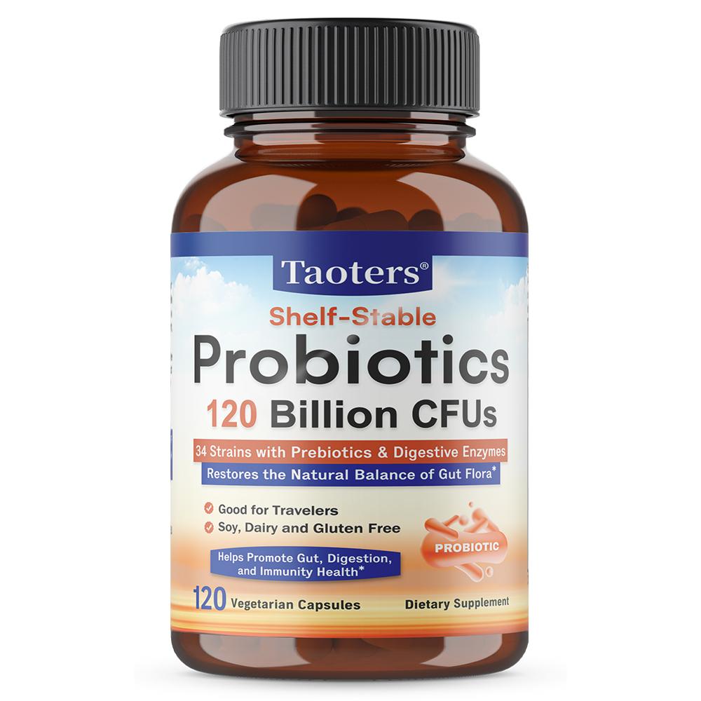 Taoters Prebiotics and Digestive Enzymes Promotes Gut and Digestive Health 120 Capsules 120 capsules
Taoters Prebiotics and Digestive Enzymes Promotes Gut and Digestive Health 120 Capsules 120 capsules