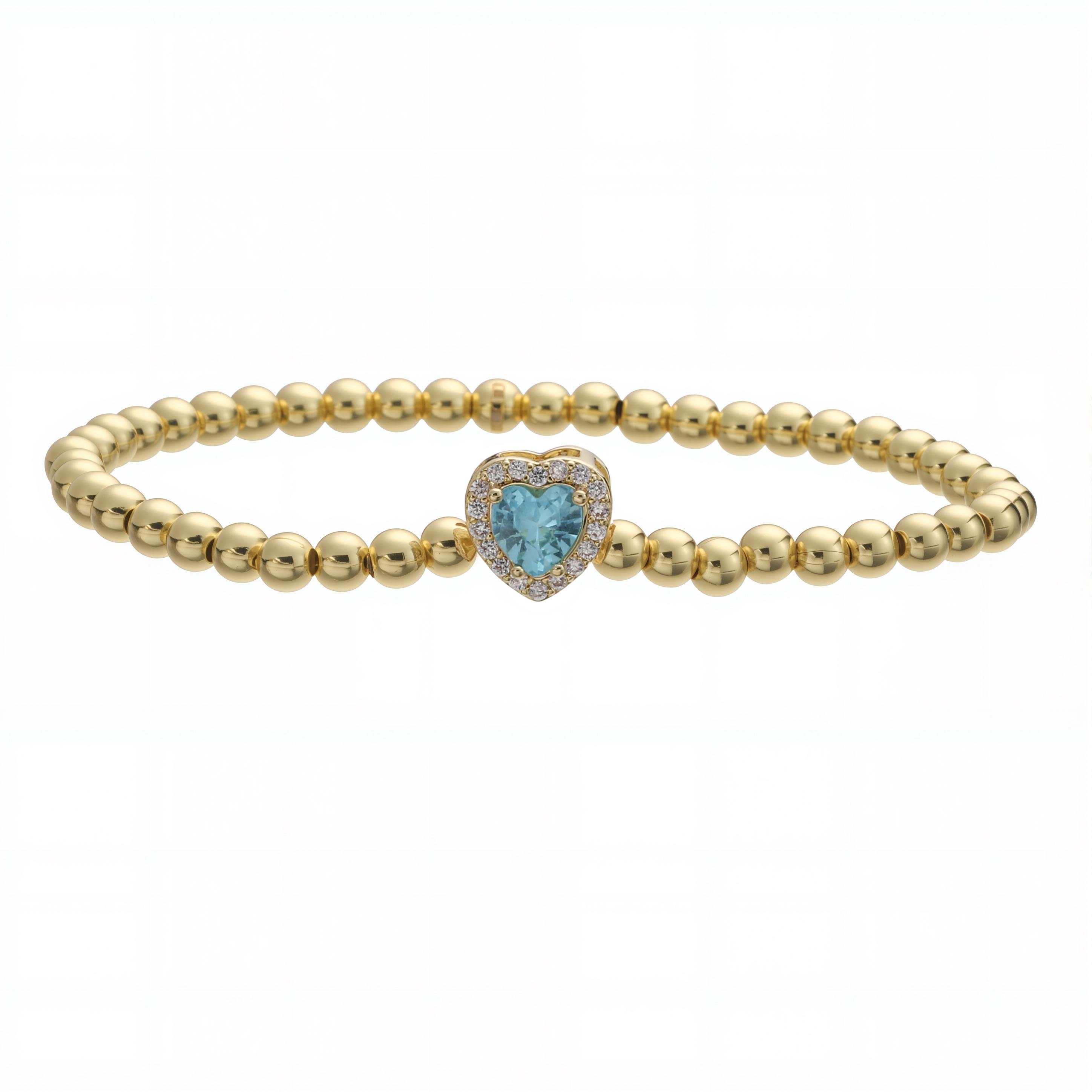 HECHENG,Simple Classic Beaded Elastic Bracelet Heart shaped CZ Stone Chain Women s Neutral Couple Zircon 1 piece Other
HECHENG,Simple Classic Beaded Elastic Bracelet Heart shaped CZ Stone Chain Women s Neutral Couple Zircon 1 piece Other