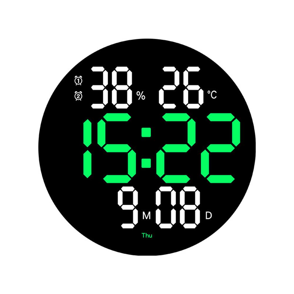 10 inch Led Digital Alarm Clock 2 color Creative Large Screen Electronic Clock For Living Room Decoration Green and white (black shell)
10 inch Led Digital Alarm Clock 2 color Creative Large Screen Electronic Clock For Living Room Decoration Green and white (black shell)