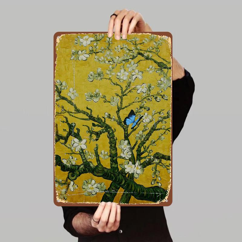 Van Gogh Style Apricot Blossom with Blue Butterfly Metal Wall Art Decor for Living Room Kitchen Home Decoration 7.9x11.8In(20x30cm)
Van Gogh Style Apricot Blossom with Blue Butterfly Metal Wall Art Decor for Living Room Kitchen Home Decoration 7.9x11.8In(20x30cm)