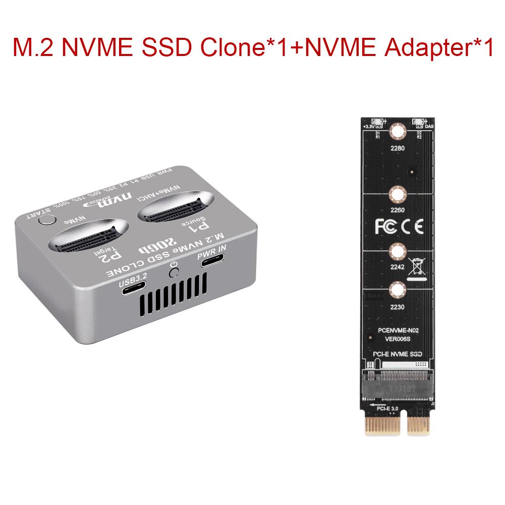 Двосекційна док-станція для клонування NVME SSD, зчитувач карт стану USB3.2 Type C, зовнішній корпус для жорсткого диска M.2 M.3 NVME PCI-E для M2 SSD
Двосекційна док-станція для клонування NVME SSD, зчитувач карт стану USB3.2 Type C, зовнішній корпус для жорсткого диска M.2 M.3 NVME PCI-E для M2 SSD