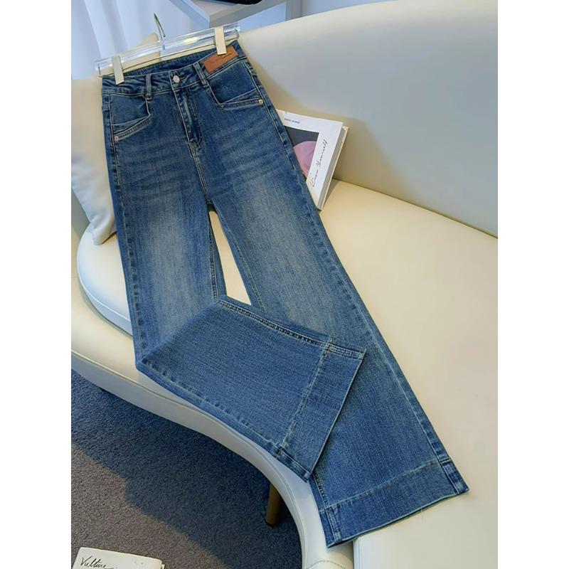 Women s Blue High-Waist Slim-Fit Micro-Flared Jeans, Spring/Autumn 2025 Collection 28/L for 105-115 Jin
Women s Blue High-Waist Slim-Fit Micro-Flared Jeans, Spring/Autumn 2025 Collection 28/L for 105-115 Jin