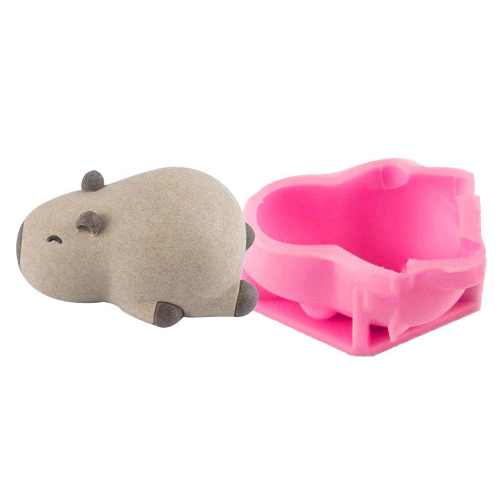 3D Capybara Shape Chocolate Baking Mould Food Grade Silicone Mousse Cake Mold for Family Gatherings and Celebration
3D Capybara Shape Chocolate Baking Mould Food Grade Silicone Mousse Cake Mold for Family Gatherings and Celebration