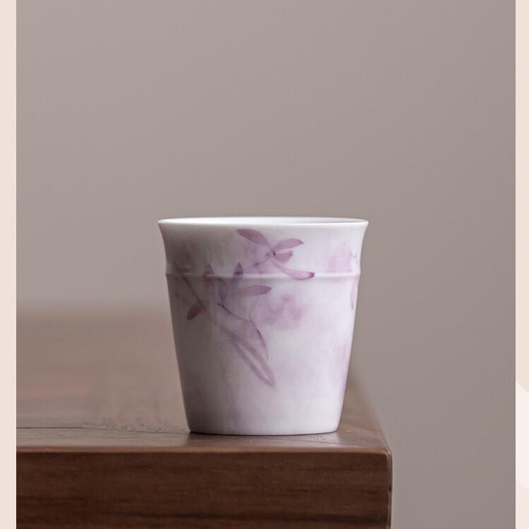 2pc/lot Hand Drawn Purple Orchid Teacup Retro Tea Bowl Sample Tea Cup Personal Cup Chazhan Tea Services Accessories Gift 55ml
2pc/lot Hand Drawn Purple Orchid Teacup Retro Tea Bowl Sample Tea Cup Personal Cup Chazhan Tea Services Accessories Gift 55ml