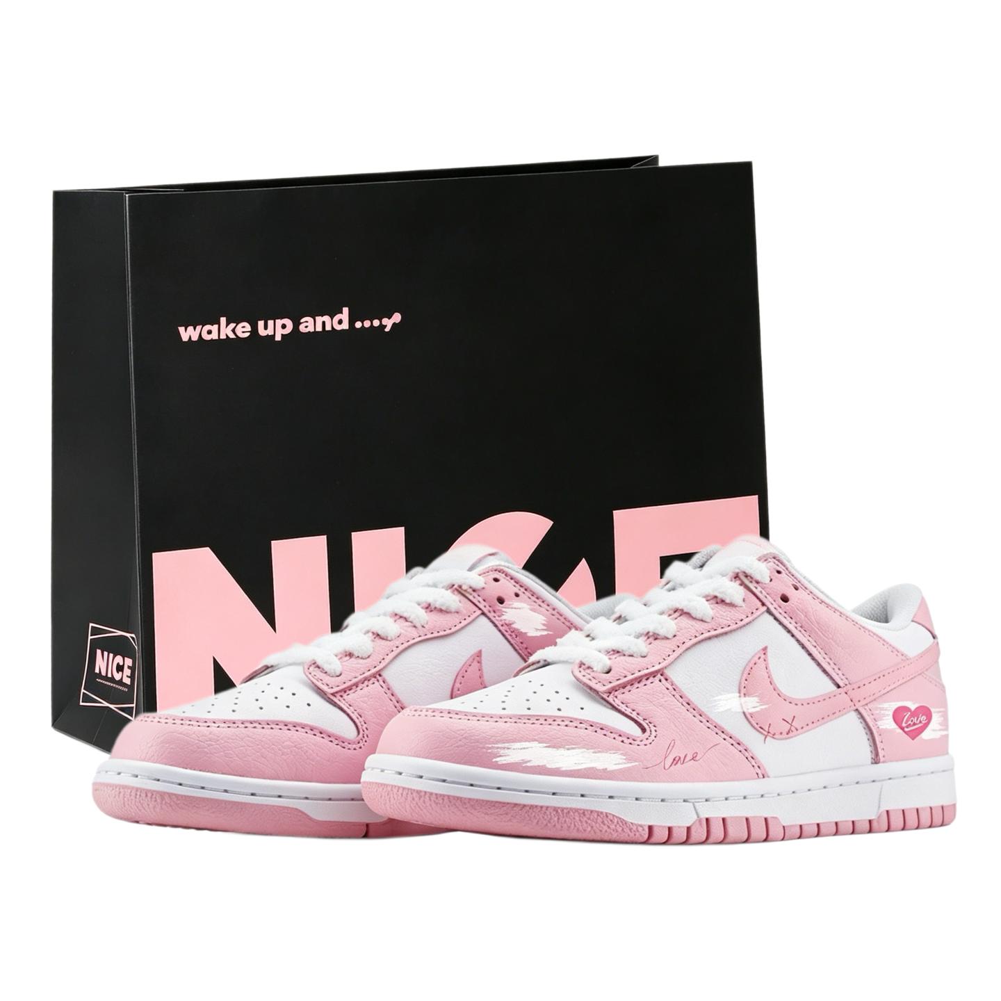 Nike Dunk Low top Skateboard Shoes Women s Pink Heart FB9109-125(Team1276-) 39
Nike Dunk Low top Skateboard Shoes Women s Pink Heart FB9109-125(Team1276-) 39