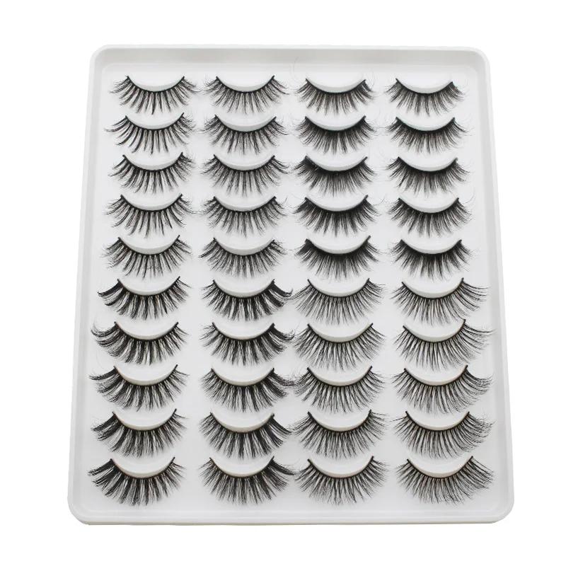 Lashes 20pairs thick eyelashes extension multi-style fake lashes beautiful natural and soft false eyelashes makeup коричневий
Lashes 20pairs thick eyelashes extension multi-style fake lashes beautiful natural and soft false eyelashes makeup коричневий