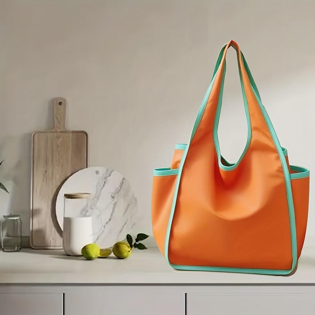 Foldable Shopping Tote Bag, Portable and Simple Multi-Color Large-Size Eco Bag, Grocery Shopping Bag, High-Capacity Bag помаранчевий
Foldable Shopping Tote Bag, Portable and Simple Multi-Color Large-Size Eco Bag, Grocery Shopping Bag, High-Capacity Bag помаранчевий