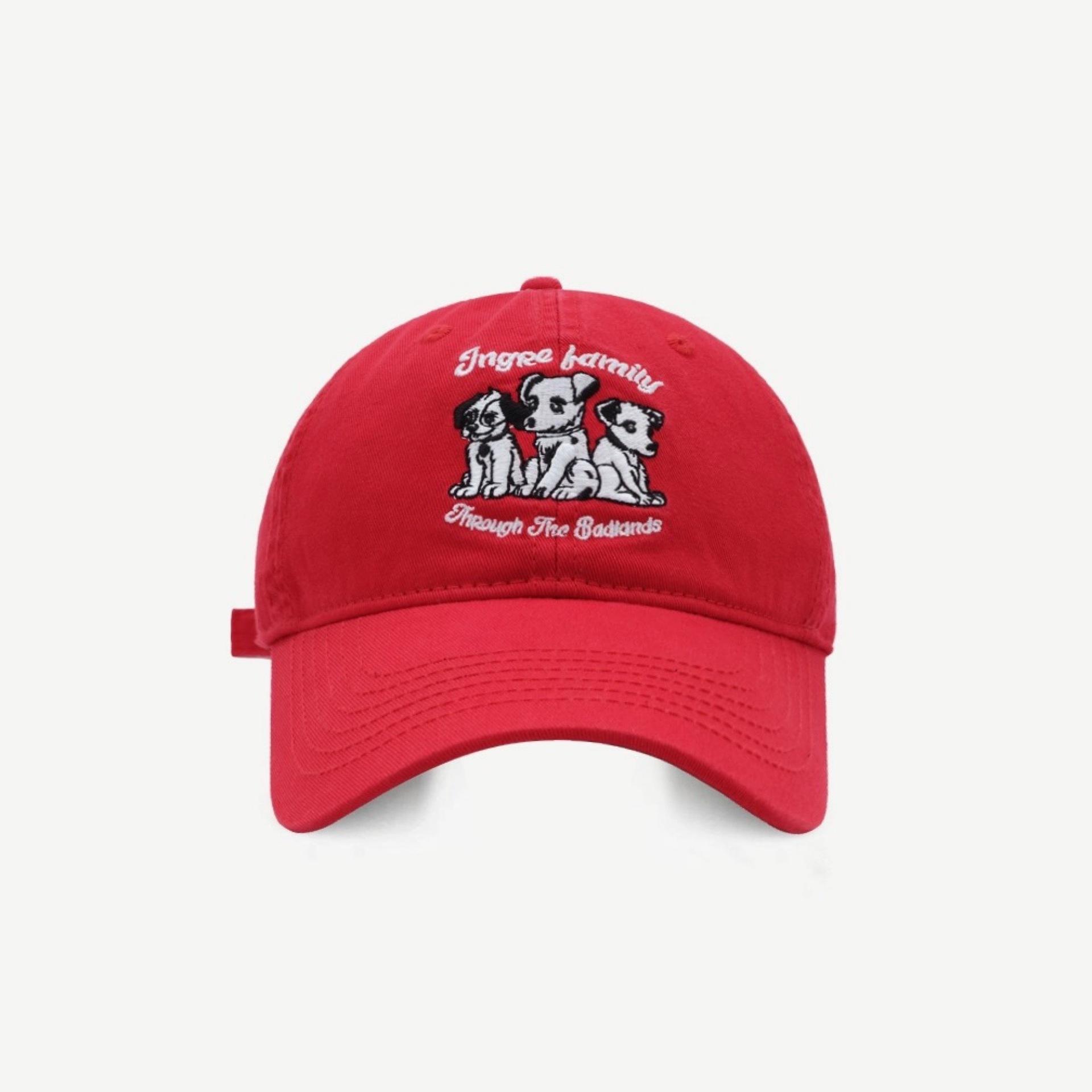 Niche Retro Red Baseball Hat for Women In Spring and Summer New Cute Dog Embroidered Baseball Cap for Men Versatile Big Head Circumference Adjustable
Niche Retro Red Baseball Hat for Women In Spring and Summer New Cute Dog Embroidered Baseball Cap for Men Versatile Big Head Circumference Adjustable
