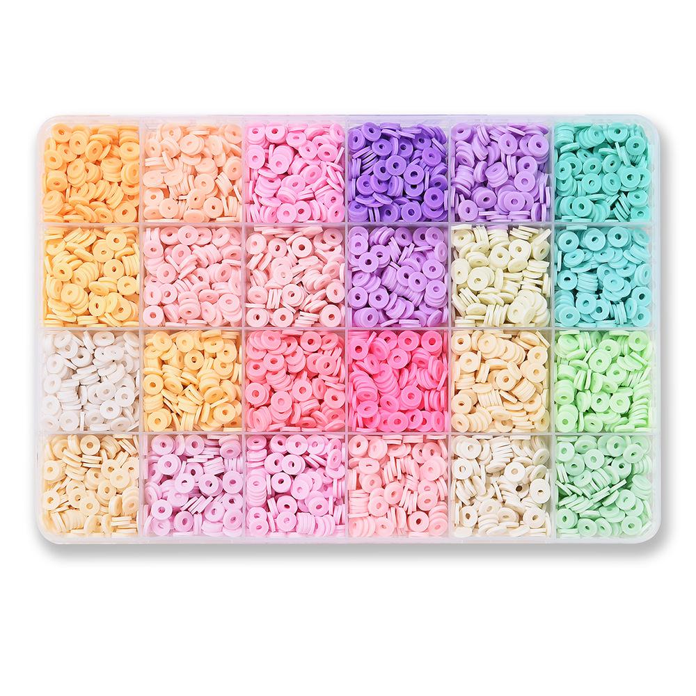 Набір для браслета з глиняних намистин на 24 сітки: Набір намистин 3 мм 23 кольорів для виготовлення ювелірних виробів своїми руками
Набір для браслета з глиняних намистин на 24 сітки: Набір намистин 3 мм 23 кольорів для виготовлення ювелірних виробів своїми руками