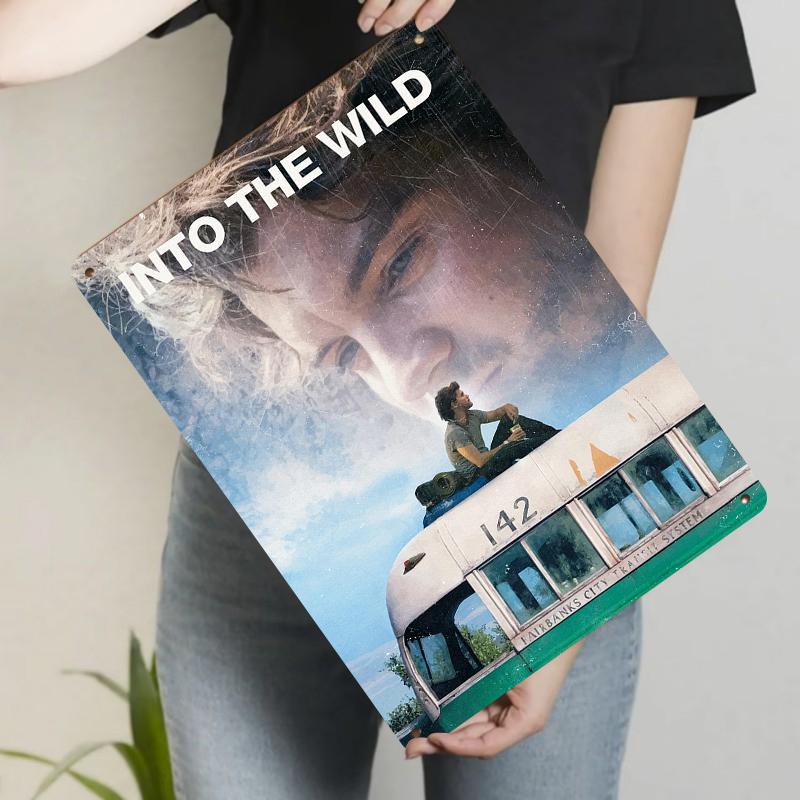 Into the Wild Themed Metal Wall Art Movie Poster Style Vintage Bus Figure Decorative Hanging 20x30cm(7.8x11.8inch)
Into the Wild Themed Metal Wall Art Movie Poster Style Vintage Bus Figure Decorative Hanging 20x30cm(7.8x11.8inch)
