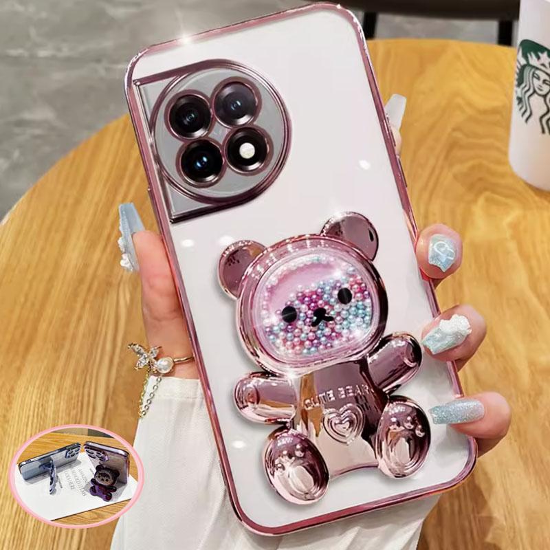 For funda One plus Glitter Plating Case On for Oneplus 12R 12 11R 11 R 10 Pro 8T 9R Cute Bear Bracket Transparent Cover Cover For Oneplus 8T срібло сірий колір
For funda One plus Glitter Plating Case On for Oneplus 12R 12 11R 11 R 10 Pro 8T 9R Cute Bear Bracket Transparent Cover Cover For Oneplus 8T срібло сірий колір