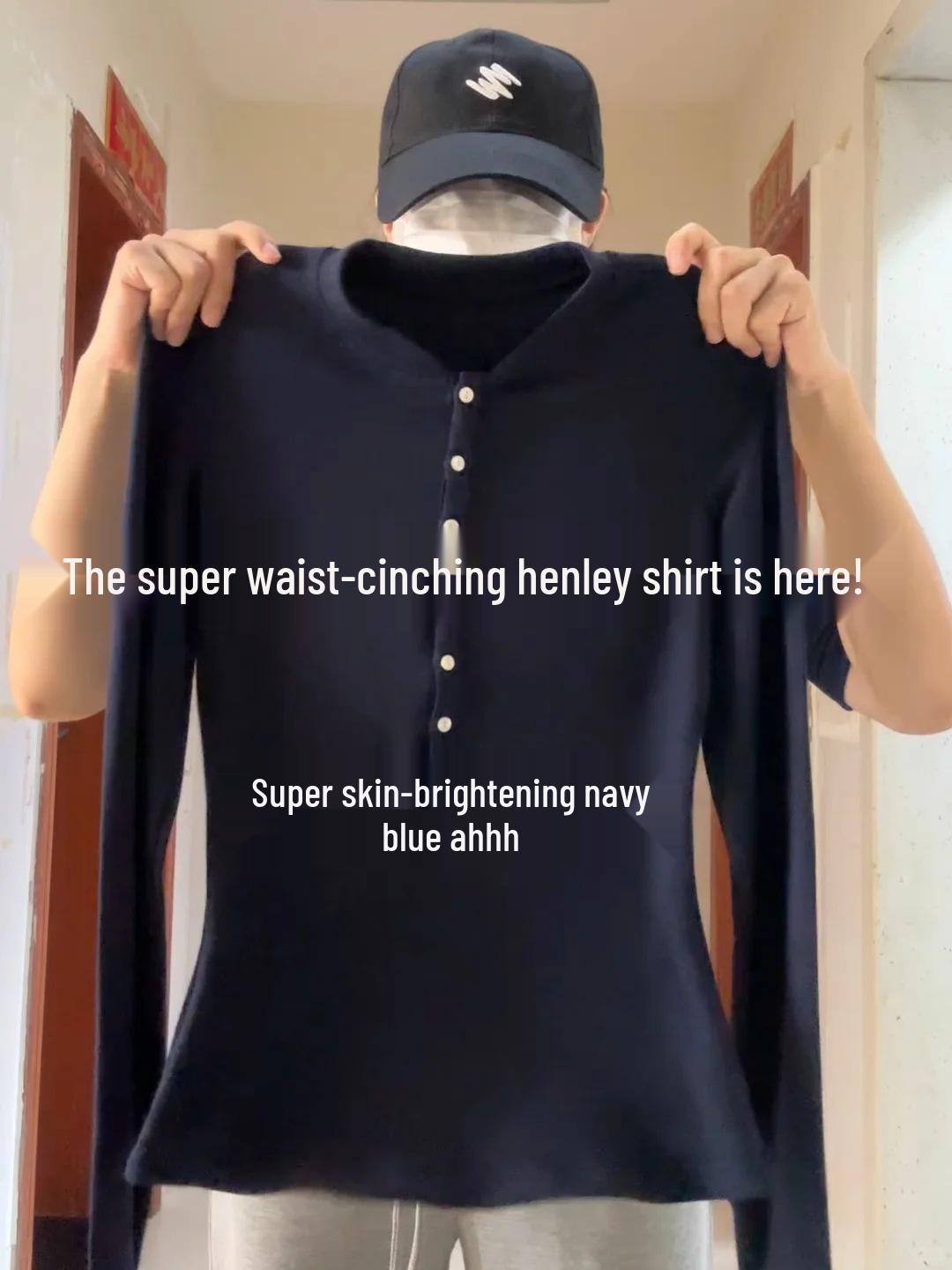 Women s Autumn Winter Spicy Girl Henley Collar Slimming Faux Cashmere Long Sleeve T-shirt Medium темно-синий
Women s Autumn Winter Spicy Girl Henley Collar Slimming Faux Cashmere Long Sleeve T-shirt Medium темно-синий