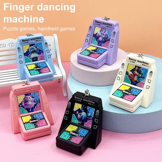 Mini Arcade Dance Machine Keychain with Music Reaction Training Handheld Game Console Kids Adults Battery Operated Dance Game Machine Keyring Toy фіолетовий
Mini Arcade Dance Machine Keychain with Music Reaction Training Handheld Game Console Kids Adults Battery Operated Dance Game Machine Keyring Toy фіолетовий
