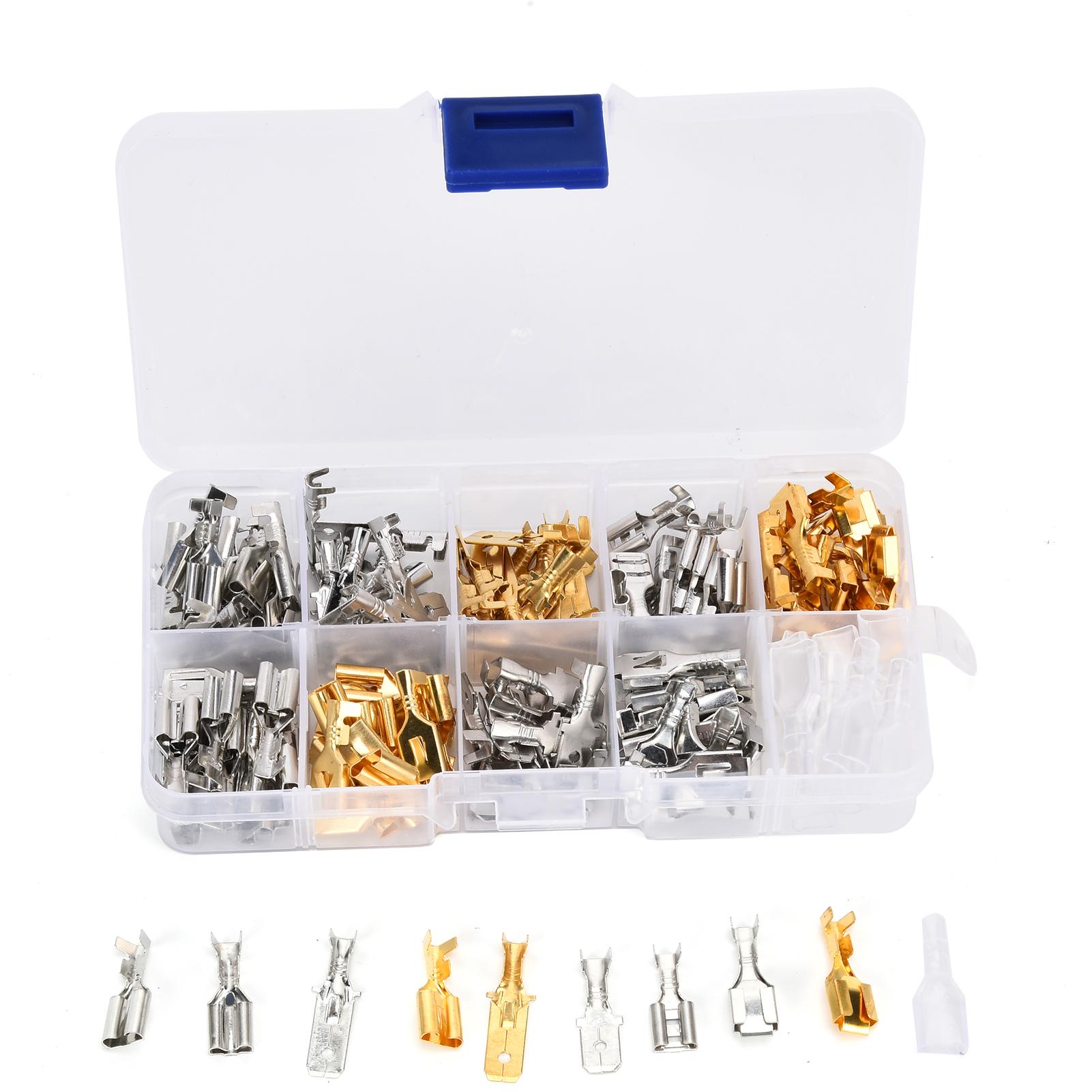 150Pcs Wire Terminals Brass Oxidation Resistance Corrosion Resistance High Conductivity Wire Crimp
150Pcs Wire Terminals Brass Oxidation Resistance Corrosion Resistance High Conductivity Wire Crimp