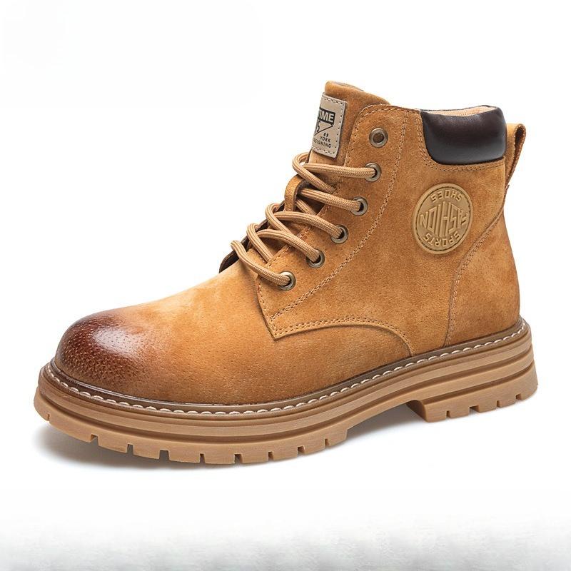 Autumn New Fashion Men Boots Genuine Leather High Top Casual Shoes Young Man Short Ankle Boots 44 жовтий
Autumn New Fashion Men Boots Genuine Leather High Top Casual Shoes Young Man Short Ankle Boots 44 жовтий