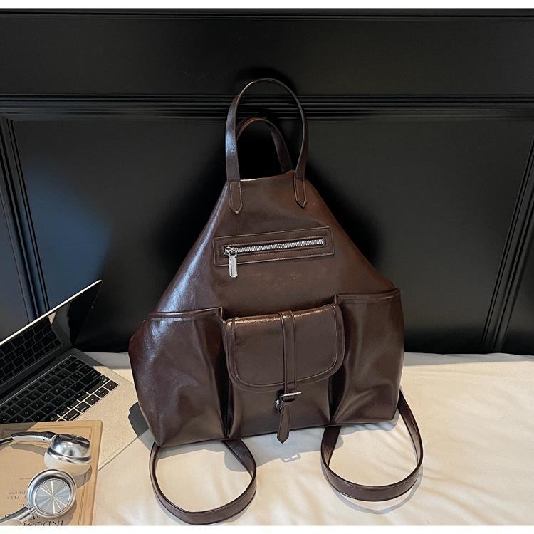 Retro fashion portable big bag women 2025 new high-end niche tote backpack to work commuter messenger bag темно-коричневого кольору
Retro fashion portable big bag women 2025 new high-end niche tote backpack to work commuter messenger bag темно-коричневого кольору
