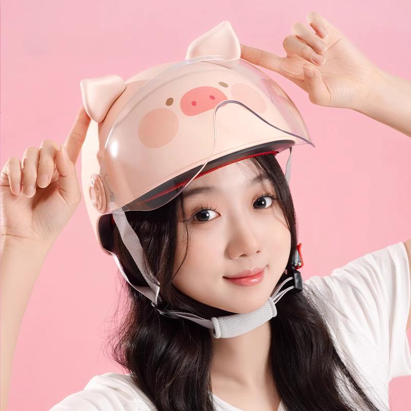 ToyZero Lulu Pig Electric Vehicle Helmet - Cute 3C Certified Safety Helmet for Girls Officially Licensed Release
ToyZero Lulu Pig Electric Vehicle Helmet - Cute 3C Certified Safety Helmet for Girls Officially Licensed Release
