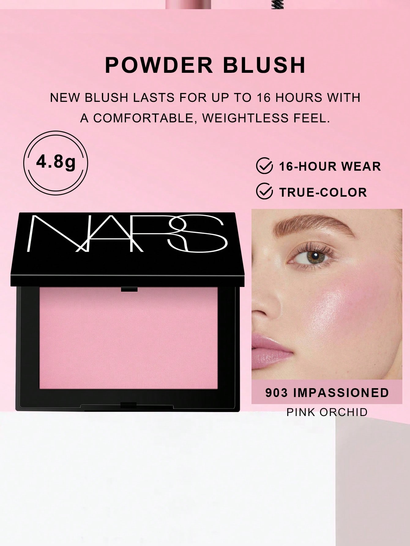 Рум яна NARS Міні-розмір - Orgasm - Пресована пудра - 0.09 рідких унцій / 2,5 г 903 IMPASSIONED
Рум яна NARS Міні-розмір - Orgasm - Пресована пудра - 0.09 рідких унцій / 2,5 г 903 IMPASSIONED