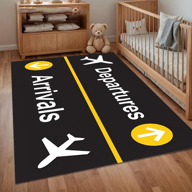 Area Rug Carpet Soft Non Slip Airport Arrivals Departures Floor Mat for Bedroom Living Room Kids Room Home Decor Dorm Gift 40cm x 60cm
Area Rug Carpet Soft Non Slip Airport Arrivals Departures Floor Mat for Bedroom Living Room Kids Room Home Decor Dorm Gift 40cm x 60cm