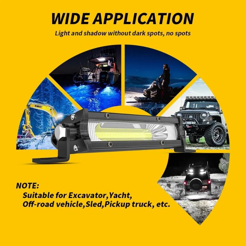 Cob Car Led Work Light Drl Spotlight High Bright Waterproof Auto Offroad Suv Truck Headlights Driving Lamp 12V 24V 6000K чорний
Cob Car Led Work Light Drl Spotlight High Bright Waterproof Auto Offroad Suv Truck Headlights Driving Lamp 12V 24V 6000K чорний