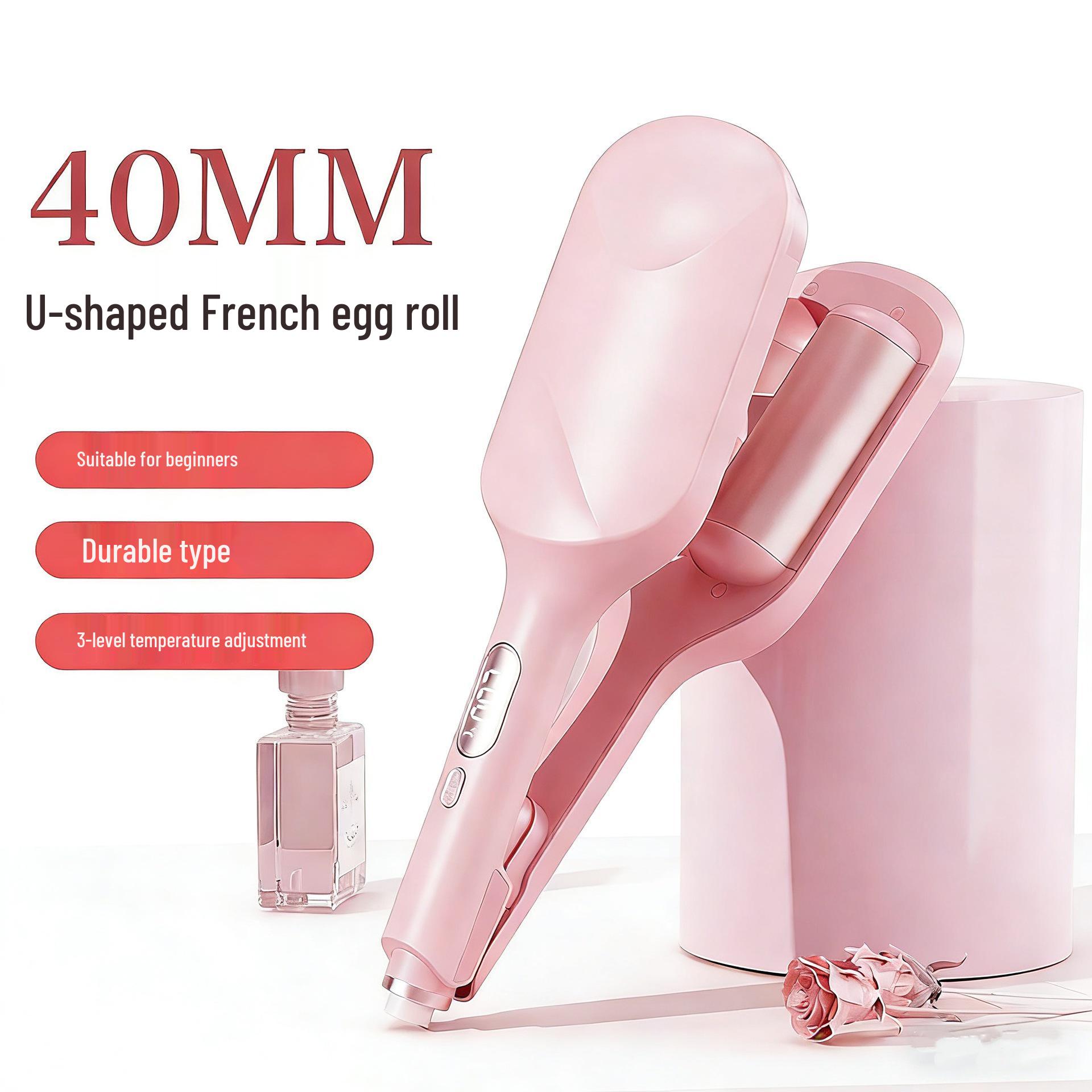 40MM LCD Negative Ion Curling Iron - No Damage to Hair, Portable, Deep U Design Beige
40MM LCD Negative Ion Curling Iron - No Damage to Hair, Portable, Deep U Design Beige