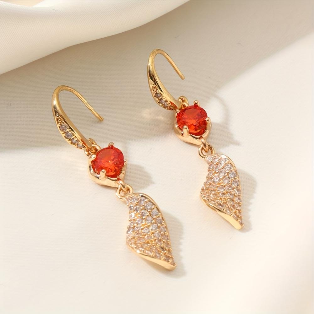 Leaf Shape Long Dangle Earrings for Women 2025 New Fashion Zirconia Drop Earring Wedding Party Jewelry Accessories золотий
Leaf Shape Long Dangle Earrings for Women 2025 New Fashion Zirconia Drop Earring Wedding Party Jewelry Accessories золотий