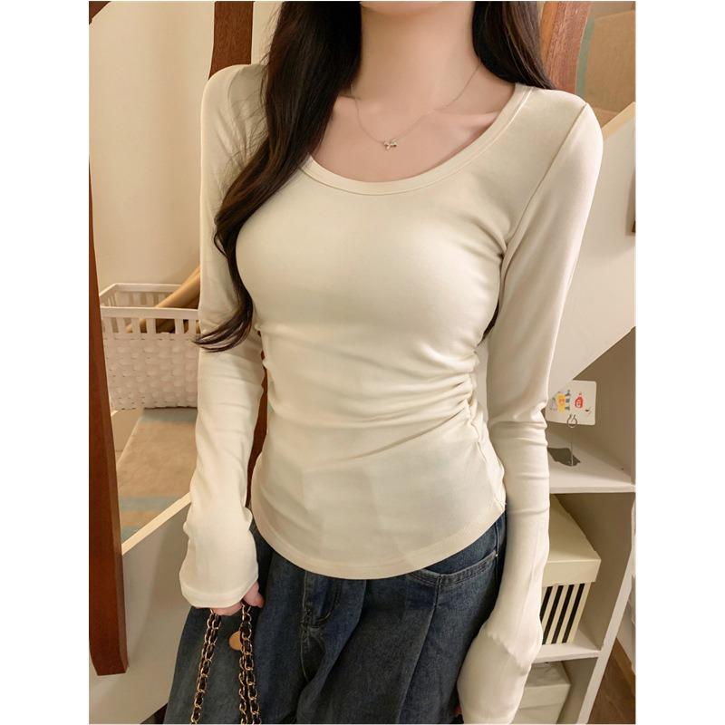 Реальное фото полированная базовая рубашка женская осень и зима новая облегающая и тонкая внутри и снаружи футболка с длинным рукавом топ XL
Реальное фото полированная базовая рубашка женская осень и зима новая облегающая и тонкая внутри и снаружи футболка с длинным рукавом топ XL