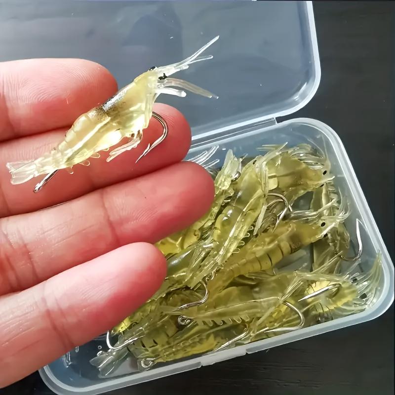 10/20/50Pcs Goture Shrimp Lures Soft Shrimp Fishing Lures for Freshwater Saltwater Luminous Shrimp Bait Set with Sharp Hook Bead 10PCS
10/20/50Pcs Goture Shrimp Lures Soft Shrimp Fishing Lures for Freshwater Saltwater Luminous Shrimp Bait Set with Sharp Hook Bead 10PCS