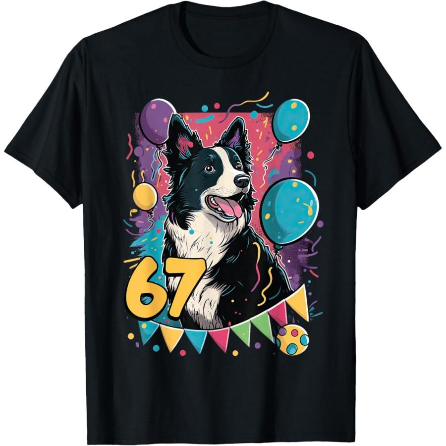 Border Collie Dog 67th Birthday Themed Party 67 Years Old T-Shirt XXXXXL чорний
Border Collie Dog 67th Birthday Themed Party 67 Years Old T-Shirt XXXXXL чорний