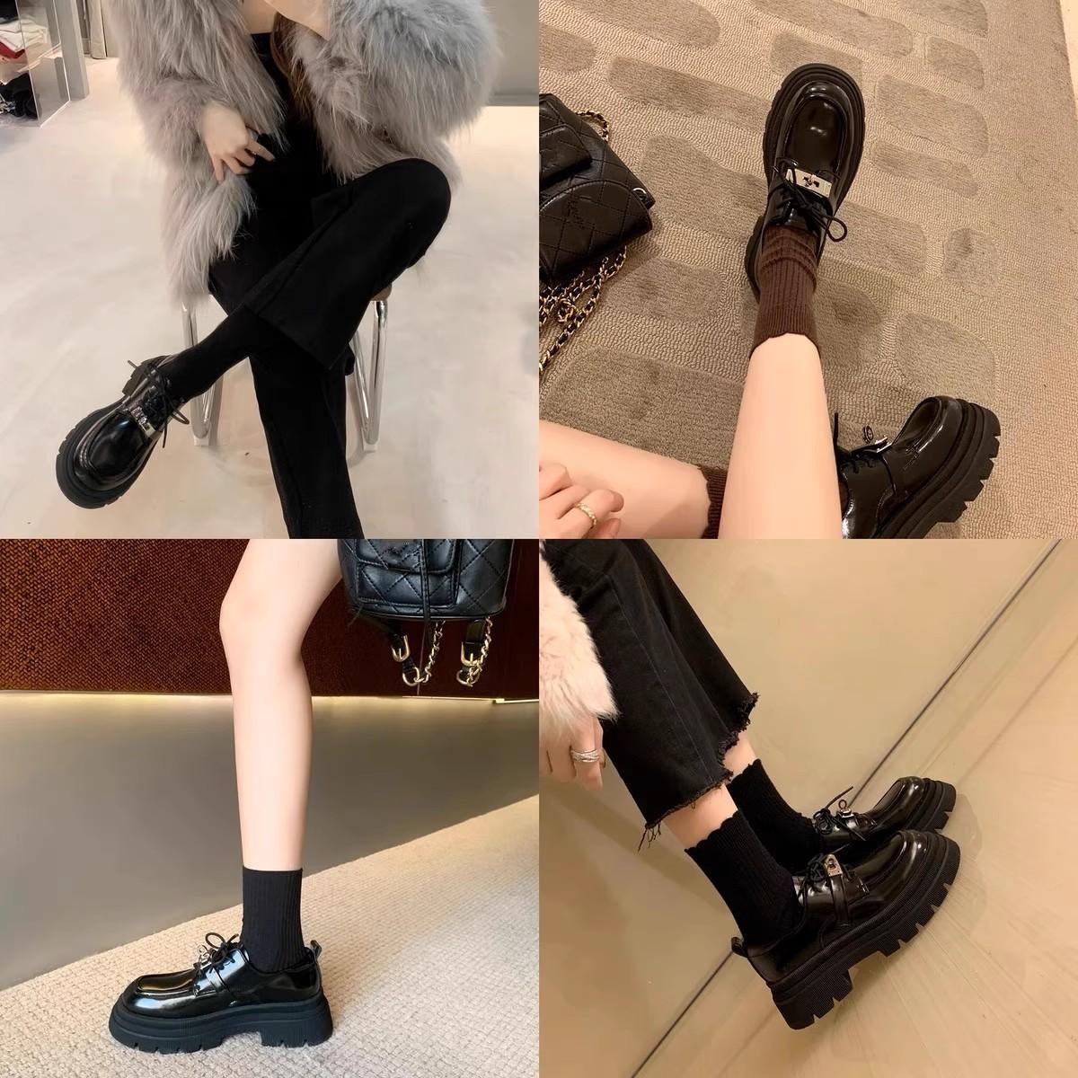 Women s autumn and winter new thick-soled lock versatile muffin shoes heightening single shoes women s style small leather shoes 40 чорний
Women s autumn and winter new thick-soled lock versatile muffin shoes heightening single shoes women s style small leather shoes 40 чорний