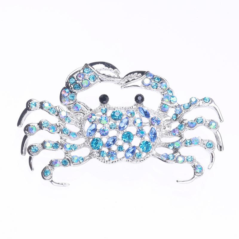 Vintage Crab Crystal Brooch, Silver-Tone AB Rhinestone Design, Women s Ocean Accessory for Party Gift синій
Vintage Crab Crystal Brooch, Silver-Tone AB Rhinestone Design, Women s Ocean Accessory for Party Gift синій