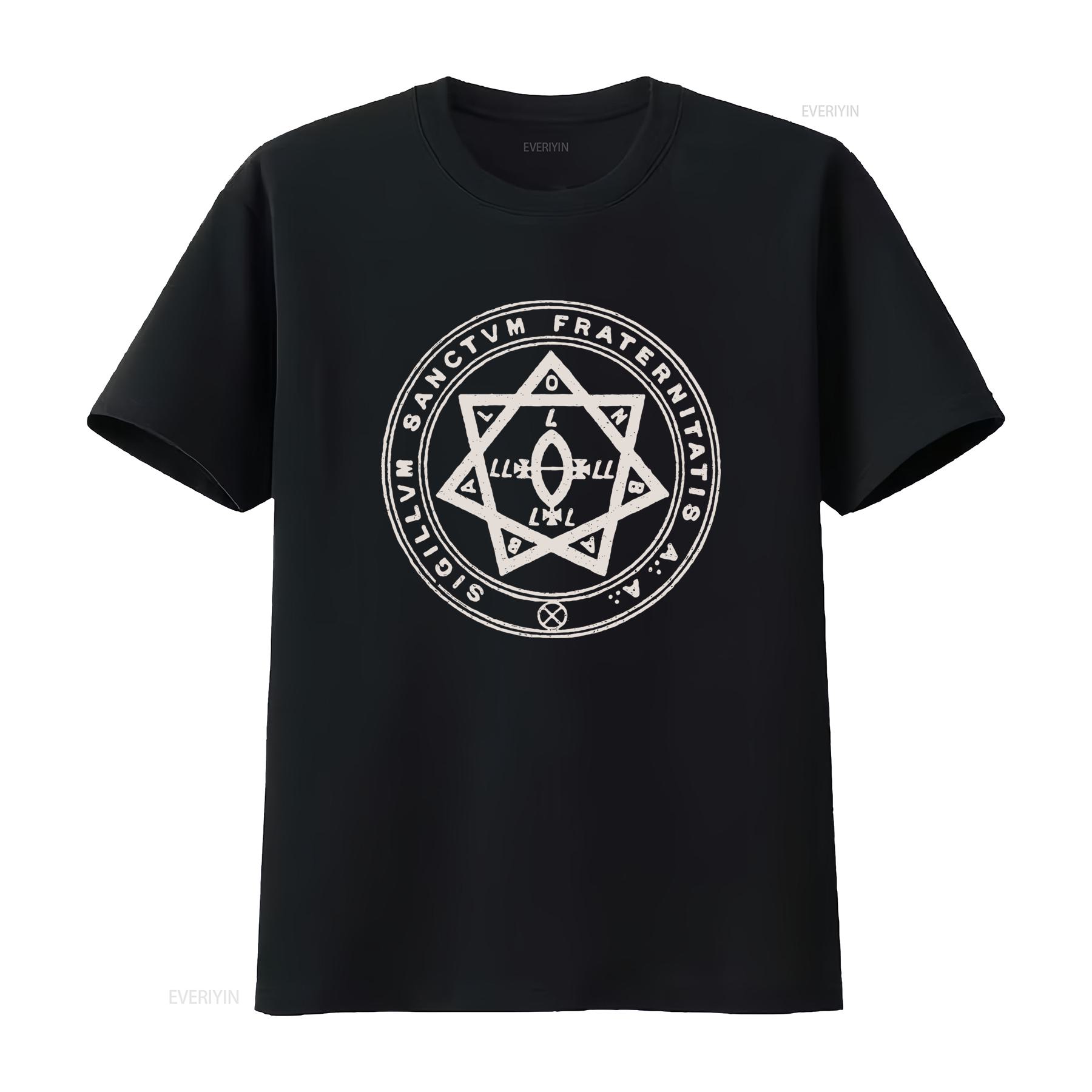 Thelema Hexagram Aleister Crowley T Shirt for Fashion Casual vintage Washed Stylish Soft Slightly Top For Everyday Wear 4XL
Thelema Hexagram Aleister Crowley T Shirt for Fashion Casual vintage Washed Stylish Soft Slightly Top For Everyday Wear 4XL