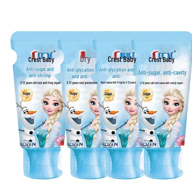 Crest Kids Anti-Cavity Toothpaste, Frozen Edition, 4 x 60g Pack
Crest Kids Anti-Cavity Toothpaste, Frozen Edition, 4 x 60g Pack