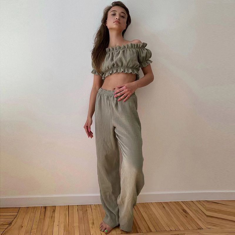 Fashion New Arrival Elastic Chest Wrap Crop Top Vest Pants Suit Chest Wrap Vest Trousers Set Brown M
Fashion New Arrival Elastic Chest Wrap Crop Top Vest Pants Suit Chest Wrap Vest Trousers Set Brown M