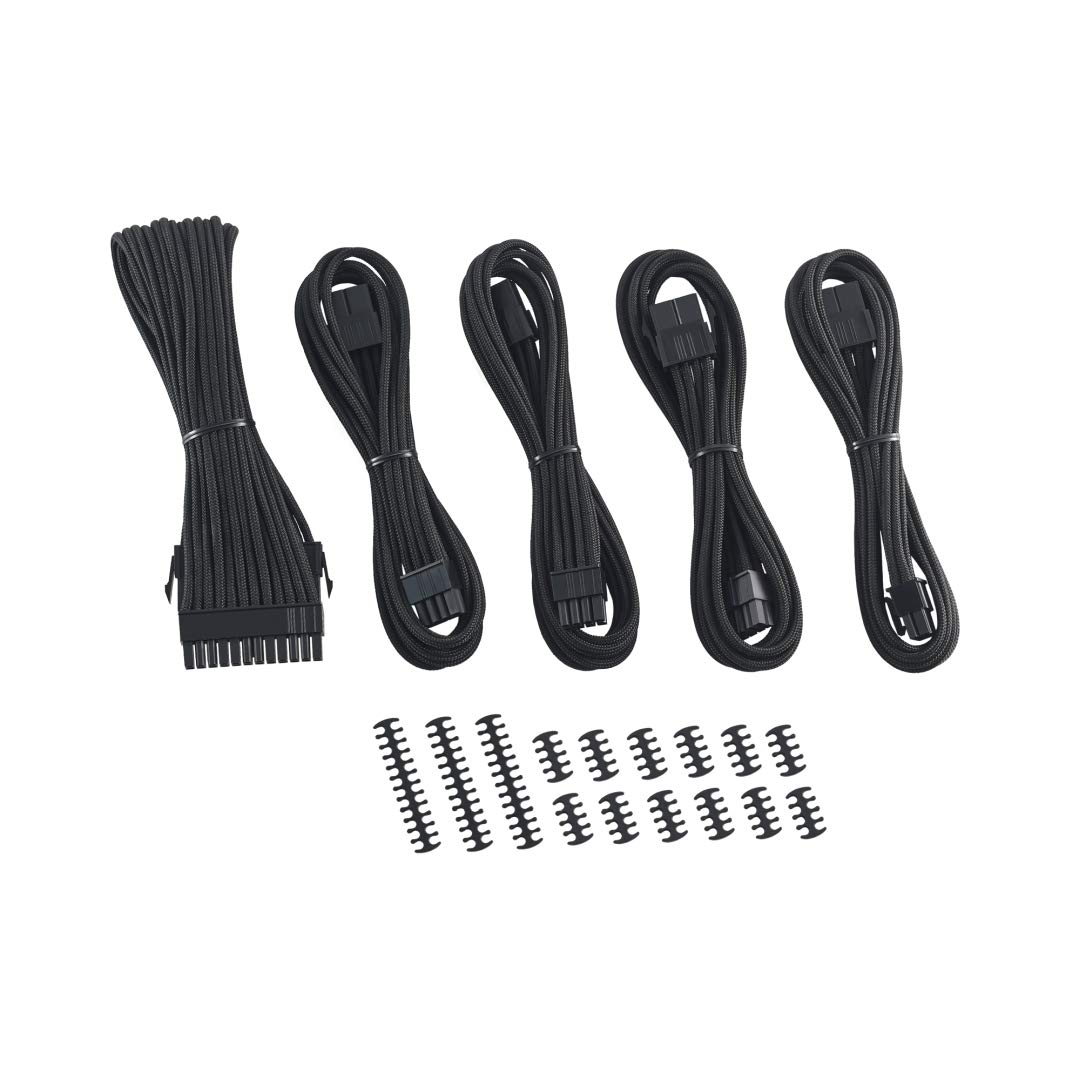 CableMod Series Classic ModFlex Sleeved Cable Extension Kit 8+8 (Black) чорний
CableMod Series Classic ModFlex Sleeved Cable Extension Kit 8+8 (Black) чорний