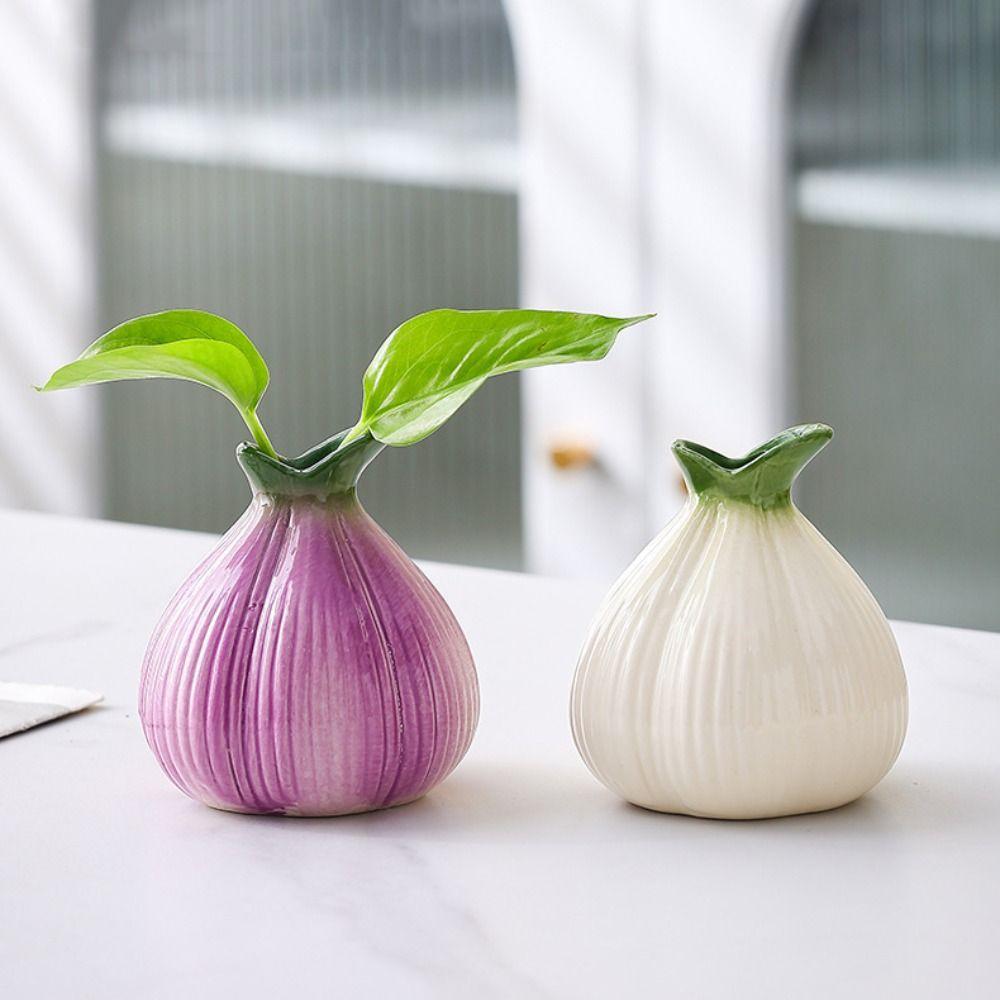 Cute Hydroponic Flower Holder Ceramic Flower Pot Desktop Ornament Onion Vase Aromatherapy Bottle білий
Cute Hydroponic Flower Holder Ceramic Flower Pot Desktop Ornament Onion Vase Aromatherapy Bottle білий