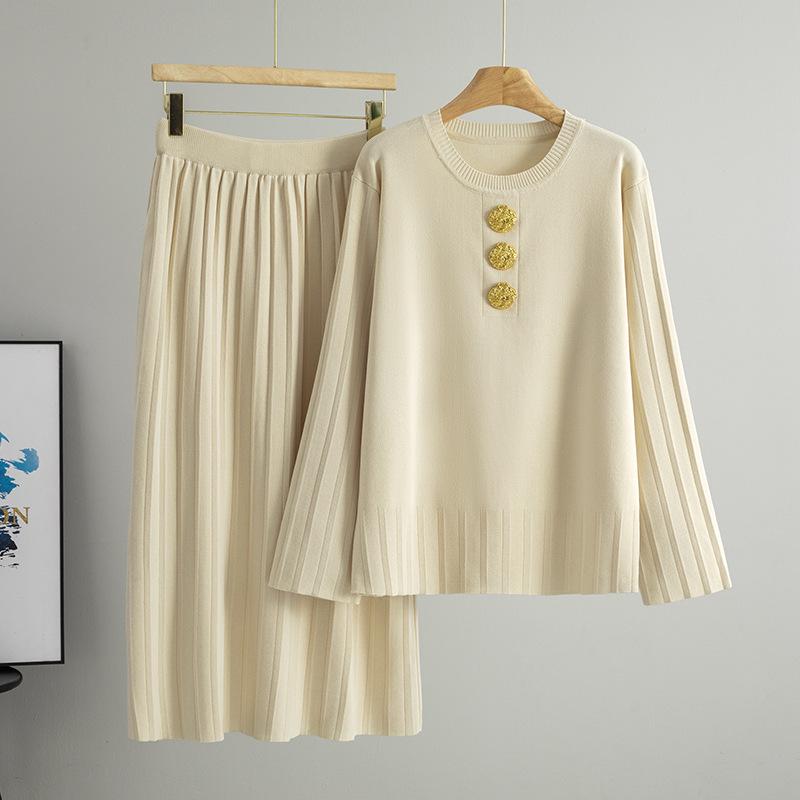 Women s Cross-Border Loose Suit: Spring/Autumn Sweater Cardigan & Pleated Skirt Two-Piece Set One Size абрикосовий
Women s Cross-Border Loose Suit: Spring/Autumn Sweater Cardigan & Pleated Skirt Two-Piece Set One Size абрикосовий