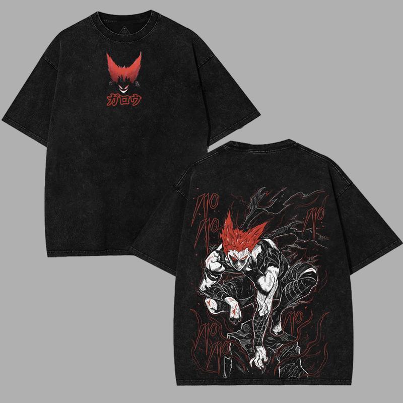 Hot Manga ONE PUNCHMAN Garou T Shirt For Men Clothing Trendy Vintage Washed Yk Tshirt High Quality Cotton Tees Streetwear S
Hot Manga ONE PUNCHMAN Garou T Shirt For Men Clothing Trendy Vintage Washed Yk Tshirt High Quality Cotton Tees Streetwear S